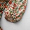 Retro oil painting style dress women's 2025 summer new loose Mori temperament bubble sleeve floral dress