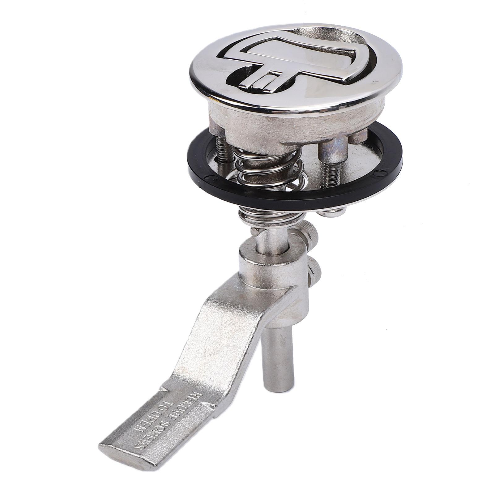 

Boat Cam Latch Stainless Steel Spring Lock Marine Recessed Hatch Universal for Ships Yachts