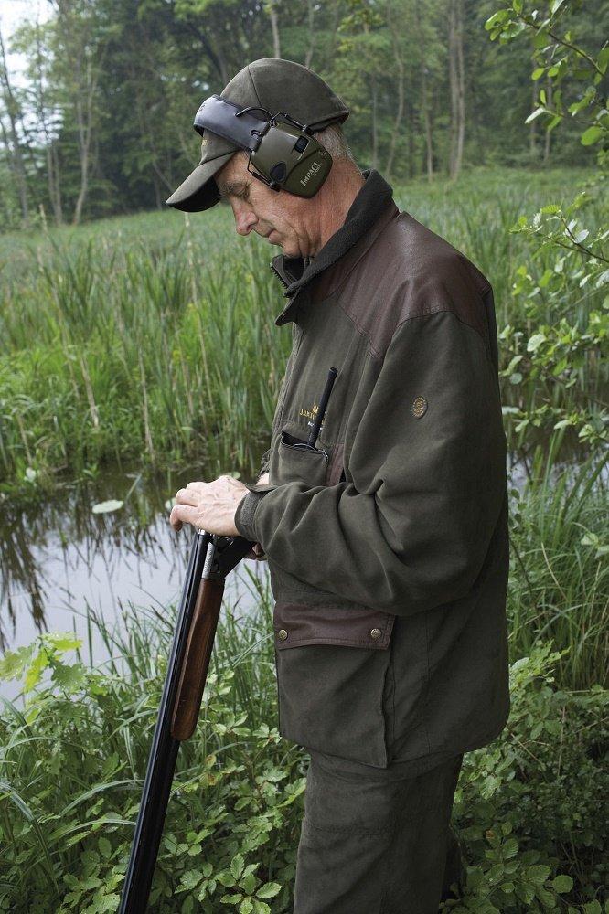 Howard Leight by Honeywell Impact Sport Electronic Green Earmuffs, R-01526, [Used]