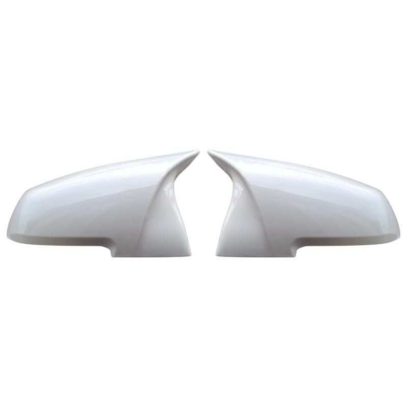 White Rearview Mirror Cap Wing Side Mirror Cover For BMW 1 2 3 3GT 4 X1 E84 M2 I3 Series F20 F21 F22 F23 F30 F31 F32 F33 F34 F80