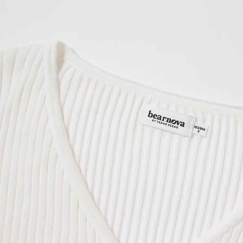 Teenie Weenie Women's Asymmetric V-Neck Knit Cardigan