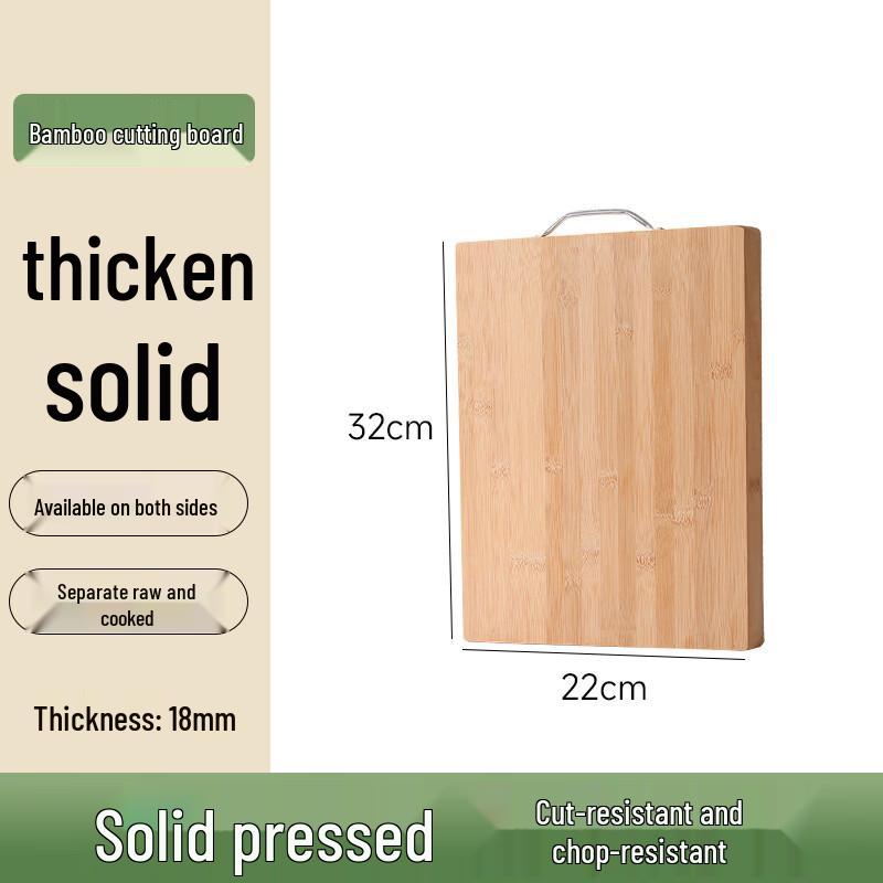 SPACEXPERT Double-Sided Bamboo Cutting Board