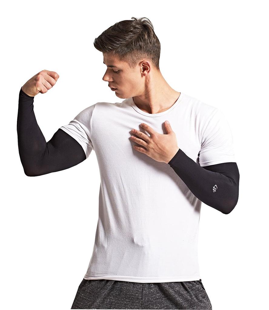 HOPESHINE Arm UV Solid UPF UV Sun Arm Sleeves for Outdoor and Covers, Gloves, Cooling, Color, Sweat-Wicking, Quick-Drying, Non-Slip, 50+ Protection,