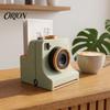 Milk Foam Pattern Maker 3D Printed Latte Art Camera, Manual Cocoa Powder Printer with 4 Coffee Gadgets for Guests Template Cards Cappuccino