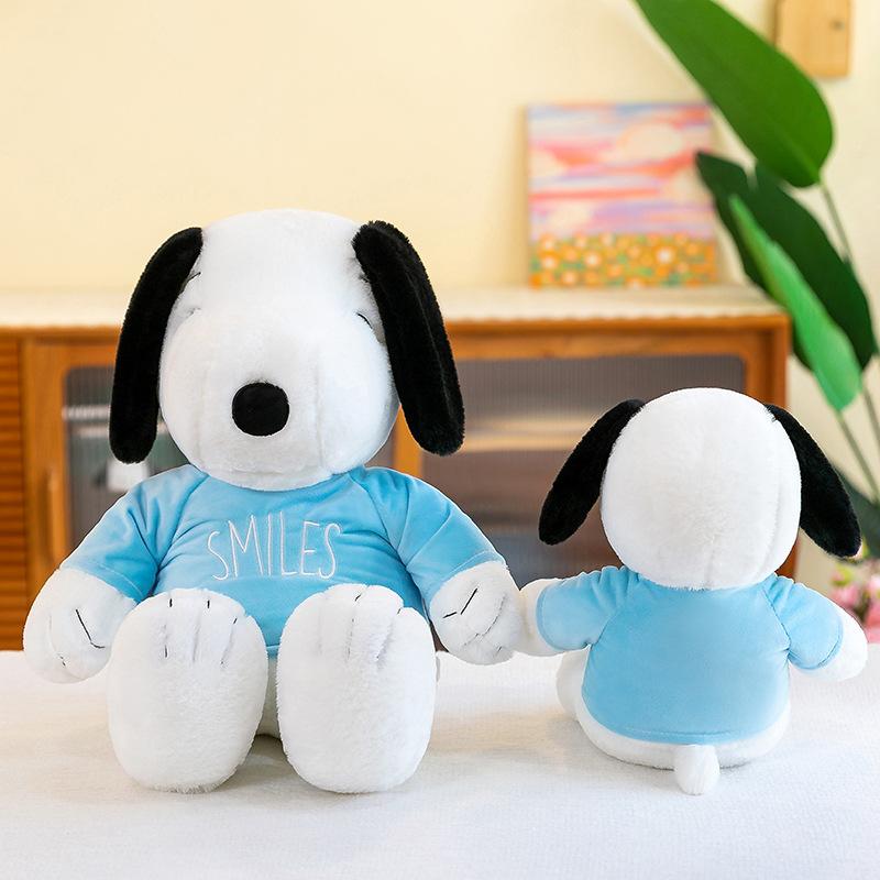 New 35cm Cartoon Cute Snoopy Plush Toy Pillow Sofa Back Plush Doll Gifts For Children birthday gift