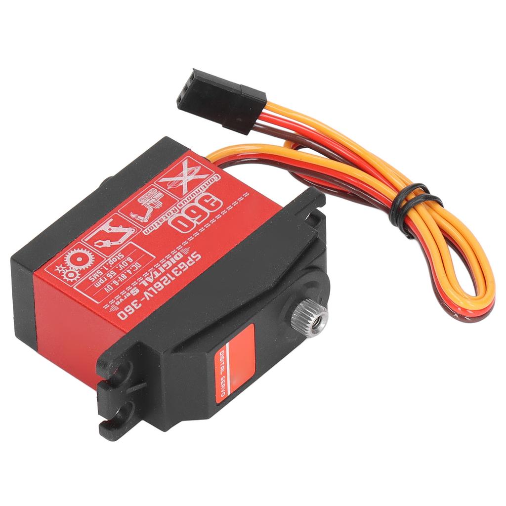 26KG Digital Dual Axis Servo High Torque Continuous Rotation Motor Servo with Servo Arms for Robot