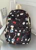 Schoolbag graffiti style full print Hello Kitty versatile schoolbag KT cat print cute backpack large capacity student lightweight backpack