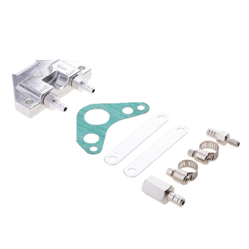 Aluminum Oil Cooler Radiator Heavy Duty Engine Cooling Kit for Motorcycle Pit Bike 50cc 70cc 110cc