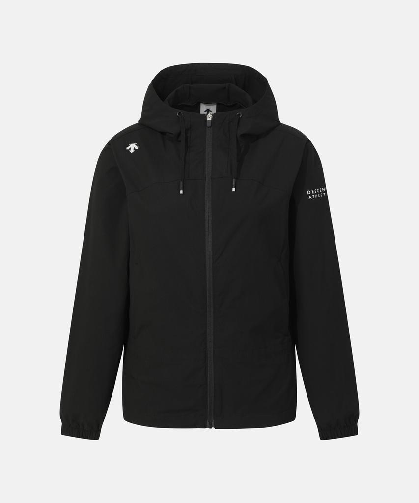 Descente Women'S Hooded Windbreaker Jacket Black Sr122Pwb21