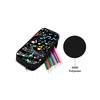 Rainbow Musical Notes Print Single Layered Pencil Case for Boy/Girls Best Gift Cartoon School Supplies Pencil Pouch for Children