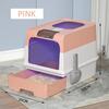 Large Enclosed UV-Sterilizing Cat Litter Box with Drawer