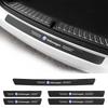 1/4/5Pcs Carbon Fiber Car Door Threshold Protective Sticker For VW Golf 6 7 8 Touareg Passat Polo Jetta B6 GTI 5 4 MK4 Touran T5 zh4
