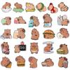 Capybara Star Brooch Set: Versatile Eco-Friendly Animal Metal Badges