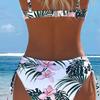 1011 nieuw gesplitst print slankmakend bikinipak badpak dames Europees en Amerikaans sexy