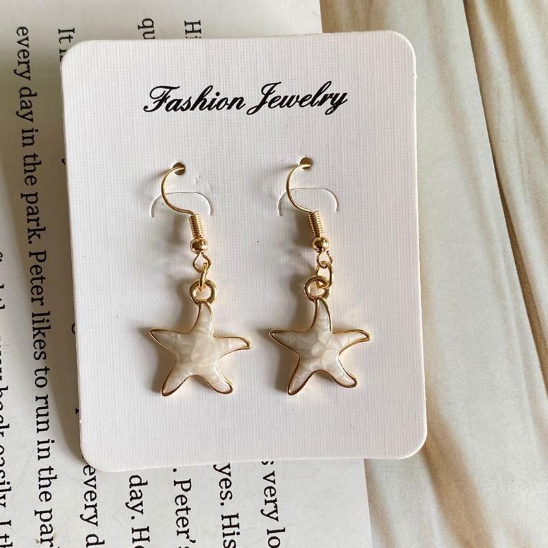 Lovely Starfish Necklace for Women Girl White Blue Black Pink Color Fashion Choker Necklace Gift For Friend Jewelry