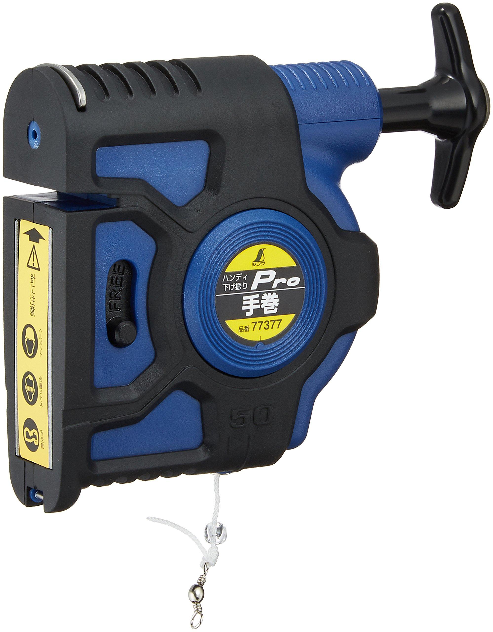 

Shinwa Sokutei Handy Plumb Pro 3x Speed Manual Winding Blue 77377