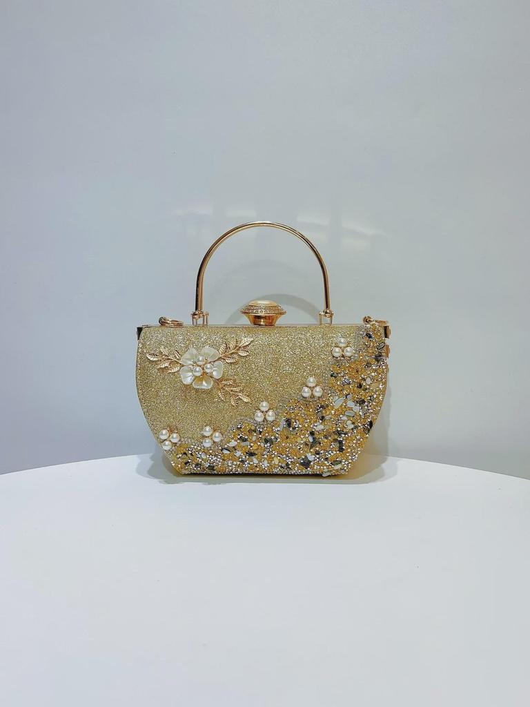 Elegante Cross-Border-Handtasche für Damen: Prinzessinnen-Abendtasche für Bankette, Abendgarderobe, als Schultertasche und als Kuriertasche
