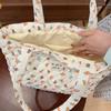 Carto Print Women's Shoulder Bag Large Capacity Ladies Tote Handbags Soft Quilted Female Travel Shopping Bags Girls Book Bag