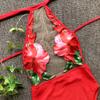 Stylish Women's One Piece Beach Swimsuit Swimwear Bathing Monokini Padded Bikini Flower For Effortless Summer Elegance