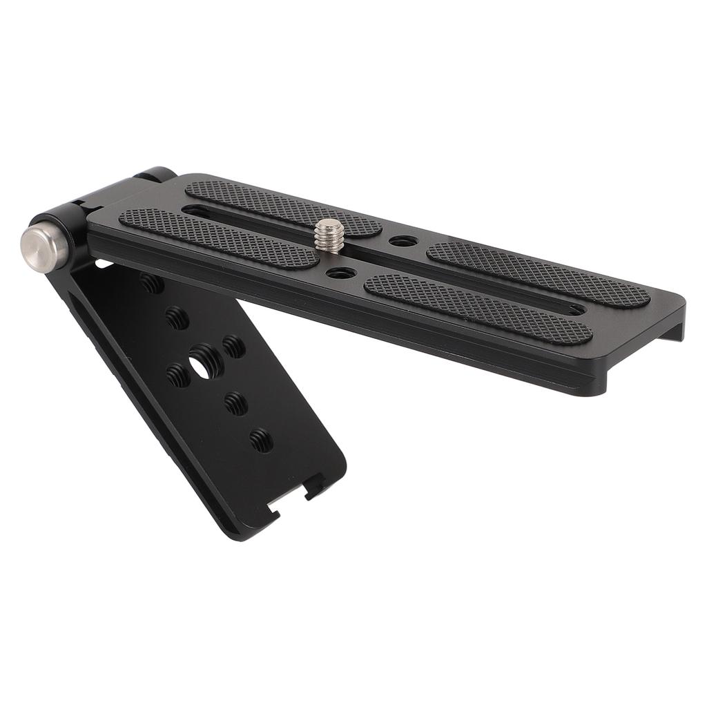 L Shaped Quick Release Plate Professional Adjustable Angle Aluminum Alloy Camera L Bracket for DSLR