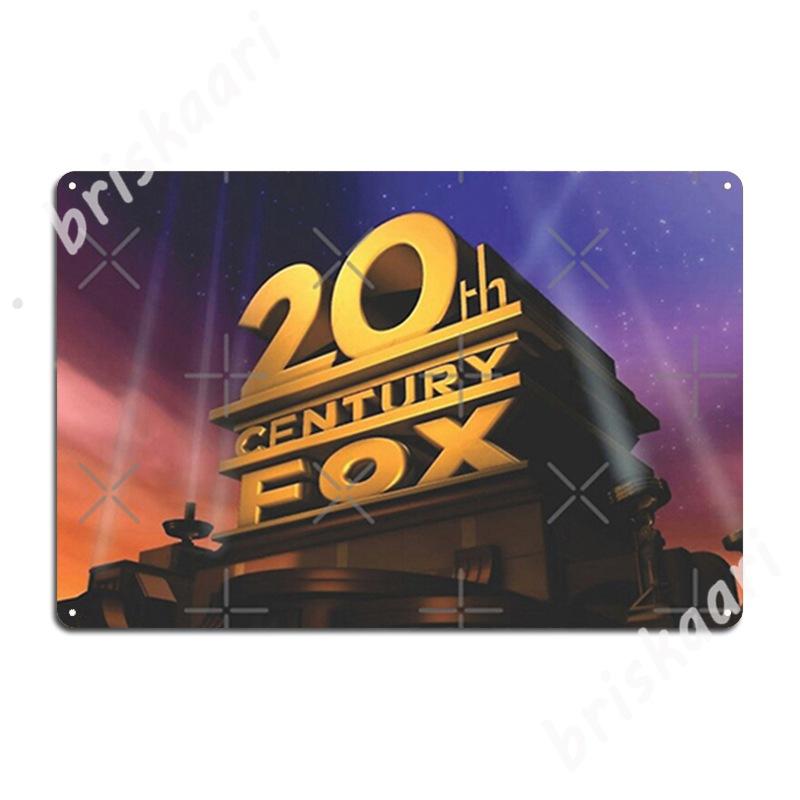 

20th Century Fox Metal Signs Customize Club Bar Mural Painting Club Tin sign Posters 20x30cm（7.8x11.8inch）