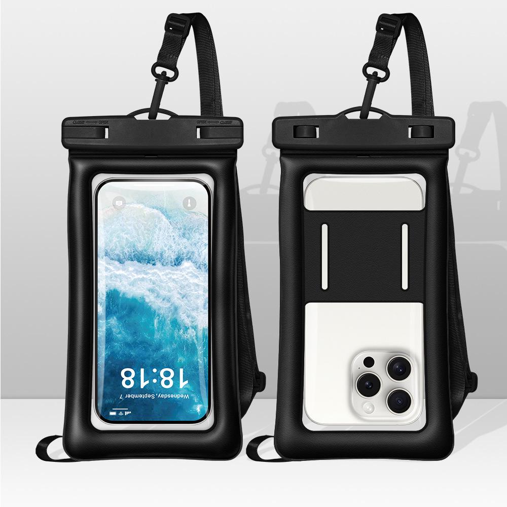 Inflatable Waterproof Floating Phone Case with Touchscreen Access, Eco-friendly, Extra Large Size
