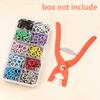 50/100 Pcs Plier Tool Set for Sewing Buttons Colour Metal Snap Fasteners Kit with Hollow Solid Buttons Perfect for Clothes Bags