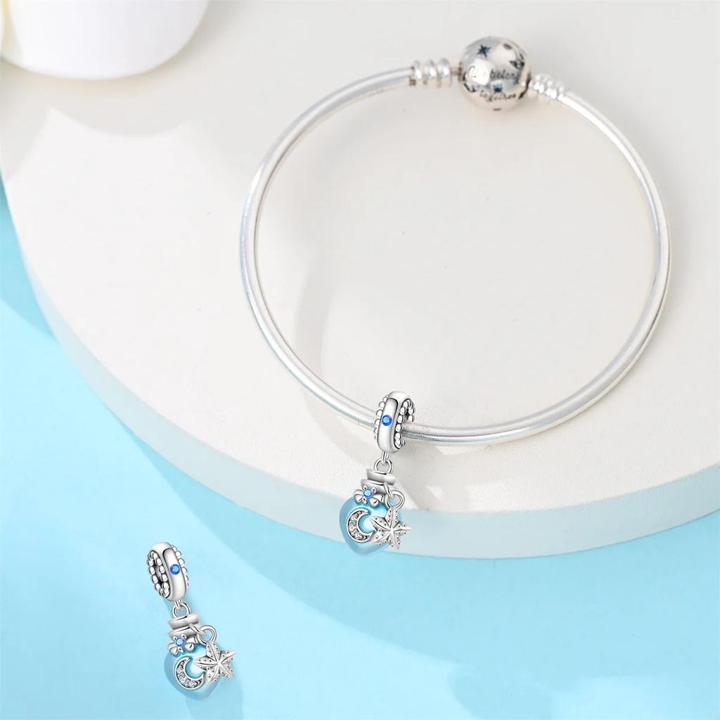 Copper Charms Earth Turtle Bird Starfish Evil Eyes Beads Fit Original Bracelet Bangle Diy Pendant Fine Jewelry Gift