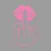 Give You a Kiss Like a Middle Finger Creative&funny Stickers for Cartoon Fans&lover,high Quality for Car Trucks Motorcycles
