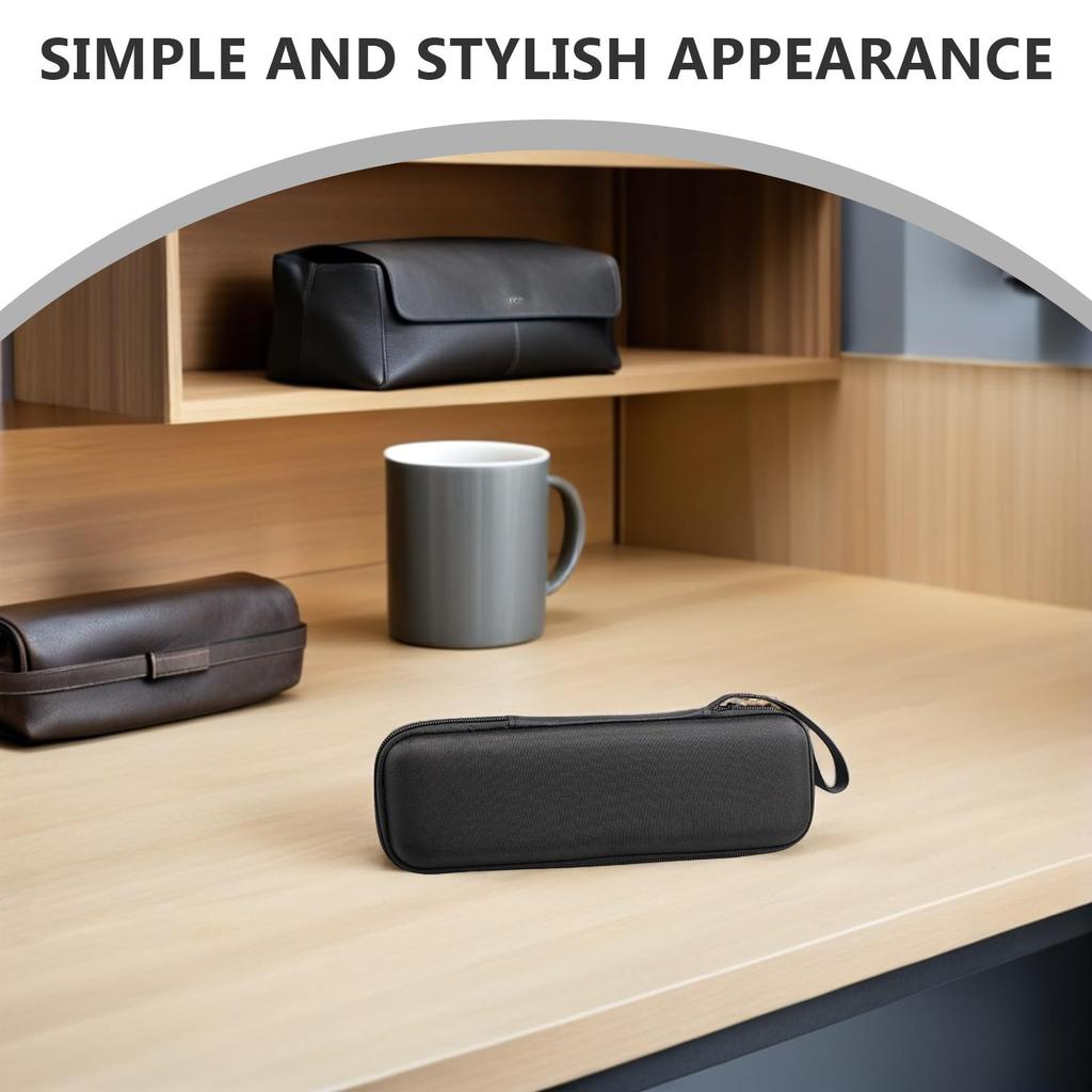 TOPPERFUN Microphone Storage Case Wireless Hard Pouch Compact Portable Bag Karaoke My Microphone Sennheiser Compatible Audio Equipment Skull Box