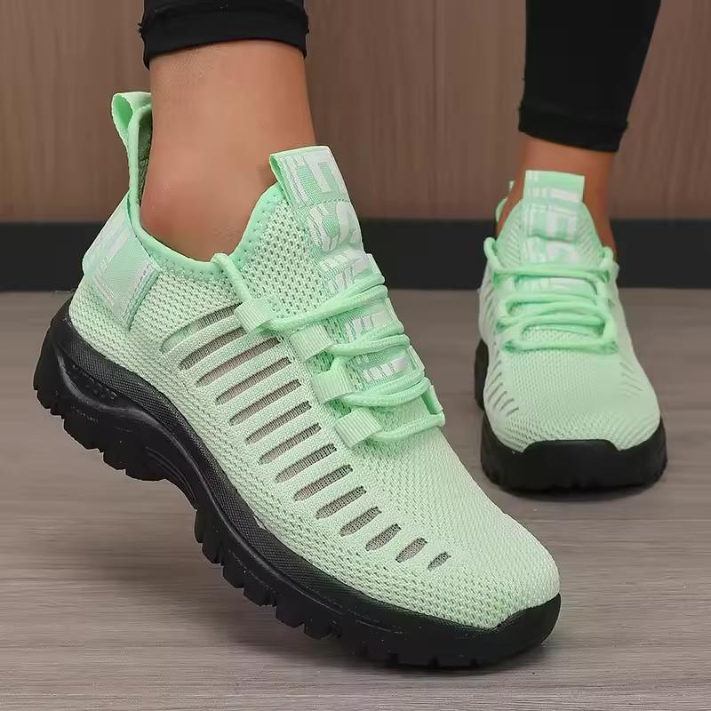 Mesh Running Shoes Men Women Breathable Lightweight Cushioned Sole Sports Gym Outdoor Training Sneakers Quick Dry