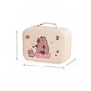 Cute Cartoon Makeup Bag With Large Capacity And Mirror For Daily Travel And Gift