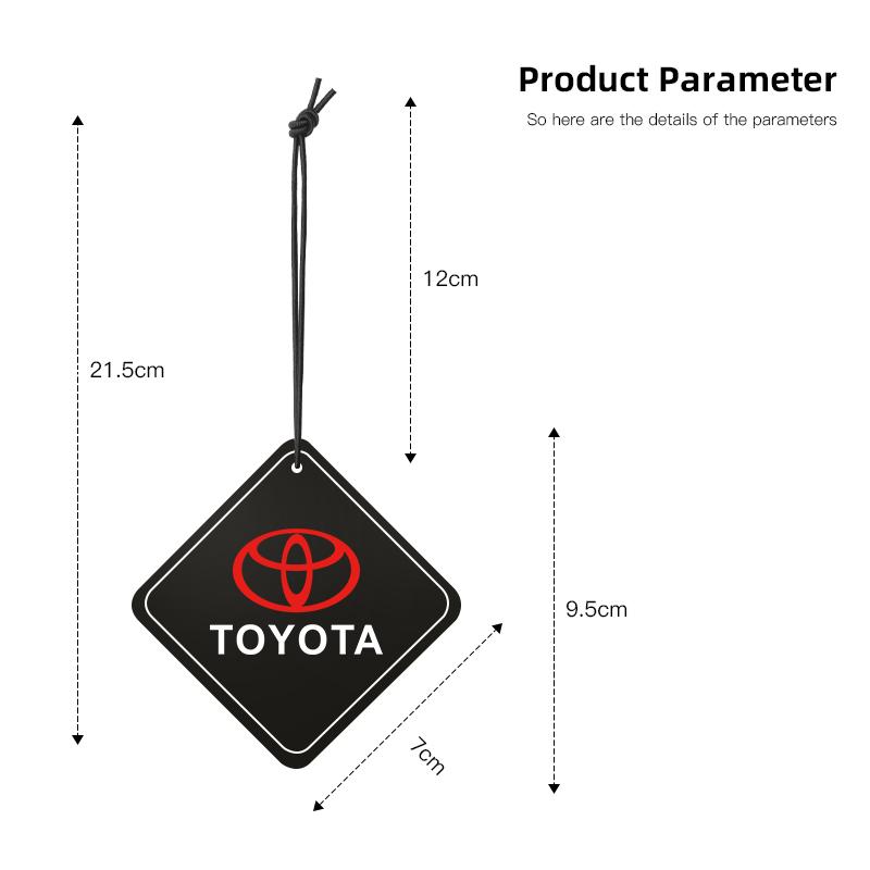 Hub Caps Car Perfume Pendant Air Freshener Hanging Accessories For Toyota Crown GR Corolla Yaris Aygo Auris Avensis 4Runner Priu