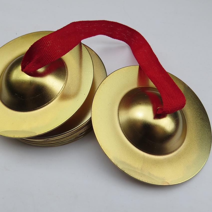 9cm Copper Cymbal: Kids Percussion Toy Diameter 8.8CM