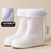 Women Fashionable Rain Boots, New Outer‑Wear Mid‑Calf & Short‑Calf Rubber Rain Shoes, Adult Wear‑Resistant Non‑Slip Waterproof Water Shoes