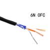 Cabo de Conversão luxferre 4,4mm Balanceado para 6,35mm 1,5m Adaptador TRS para NW-WM1A WM1Z ZX300 TA-ZH1ES PHA-2A Microfone Alto-falante Amplificador Extensão Cabo de Áudio