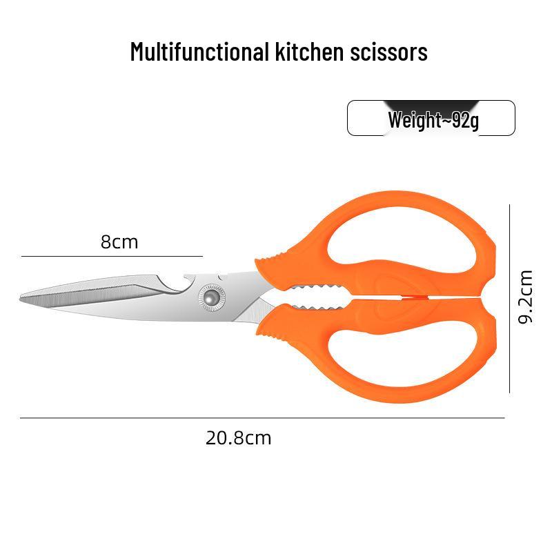 Heavy Duty Multifunctional Stainless Steel Bone Cutting Scissors for Household and Chicken