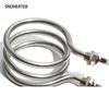 SNDHEATER Water Dispenser Horizontal Spiral Distilling Heater 220V 800W Electric Boiler Tank Heating Element 10MM 12MM Thread
