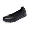 Jiuzhan work shoes women's black tooling leather shoes women's work shoes professional soft-soled comfortable flat-soled single shoes