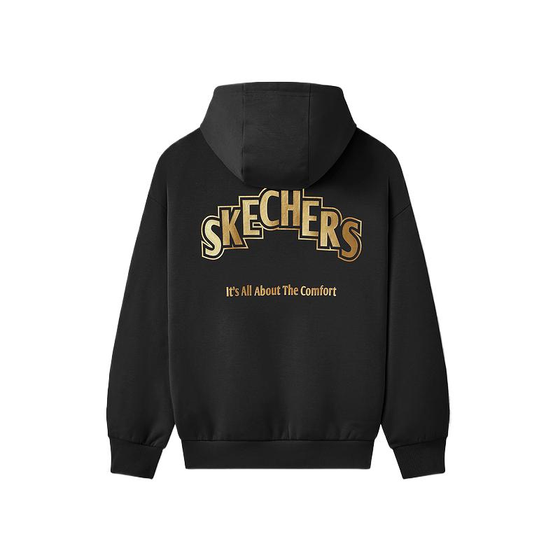 Skechers Sport Alliance Series Fashion Comfortable Casual Versatile Hoodie Unisex Hoodies L325U087-0018
