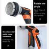 ABS,Rubber Hose Nozzle Sprayer 10  Modes Water Spray Nozzle Handheld Hose Nozzle  Lawn Watering