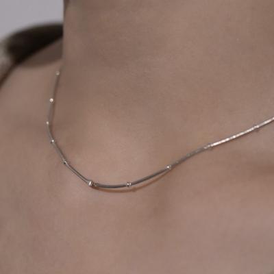 Kiee Oshimu (Silber 925) 1003 Punkt Silber Halskette
