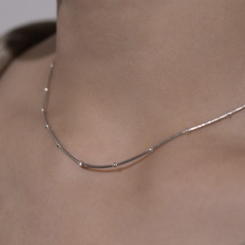 

Kiee Oshimu (Silver 925) 1003 Spot Silver Necklace (Silver 925)1003SpotSilverNecklace