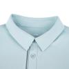 Li-Ning Casual Fashion Commuting Solid Color Comfortable Breathable Short Sleeve Polo Shirt Men Tops Forget-Me-Not-Blue APLW245-9
