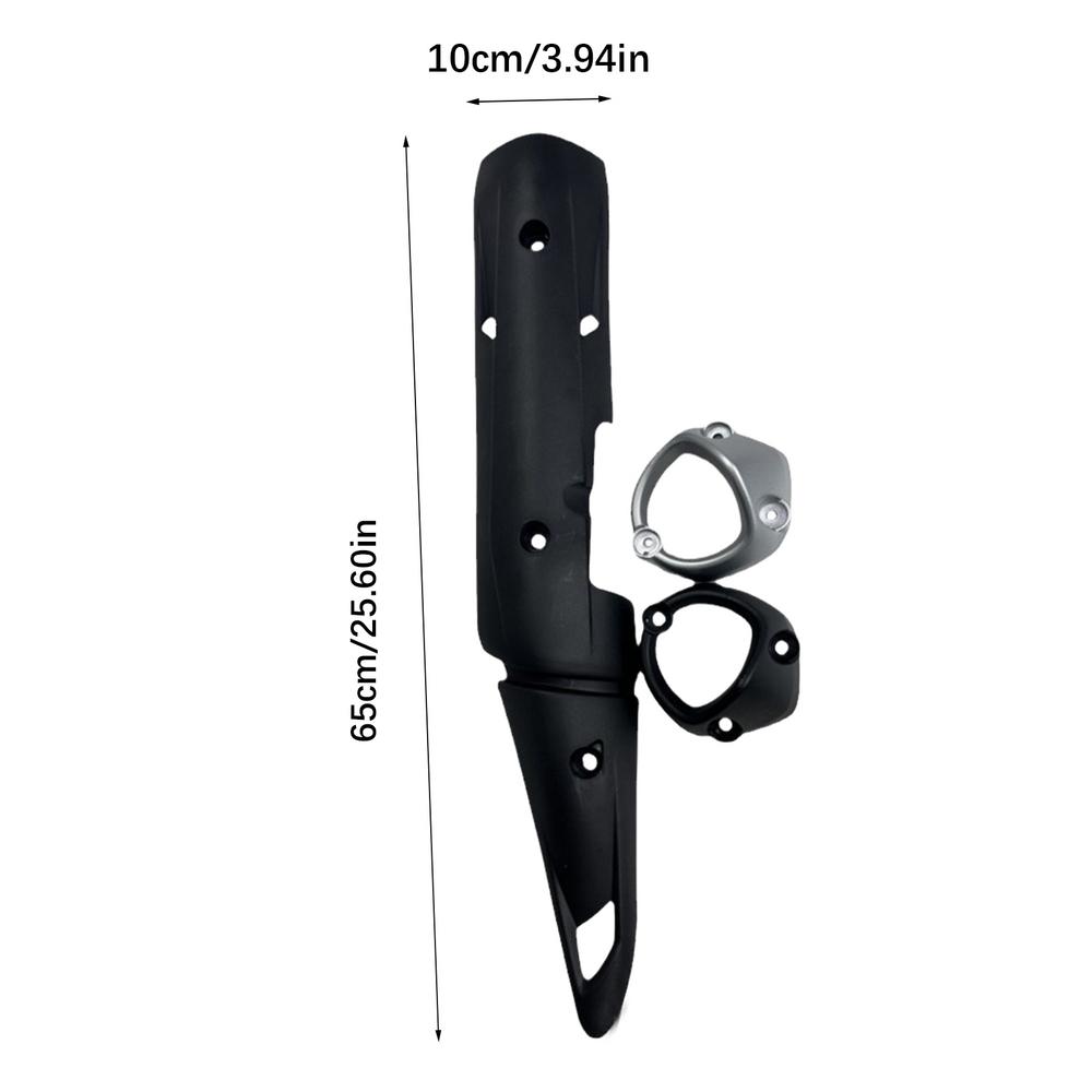 

Теплозащитный экран для мотоцикла, глушитель выхлопной трубы, глушитель выхлопной трубы, глушитель, протектор трубы, теплоизоляционный экран чёрный