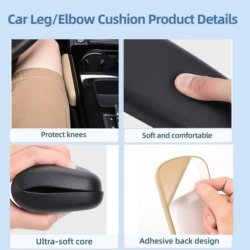 Poduszka pod kolano do samochodu Podkładka pod nogę Wygodna Pianka z pamięcią Pianka Memory Uniwersalny Podpórka pod udo do ciężarówki Poduszka do wnętrza samochodu Akcesoria samochodowe