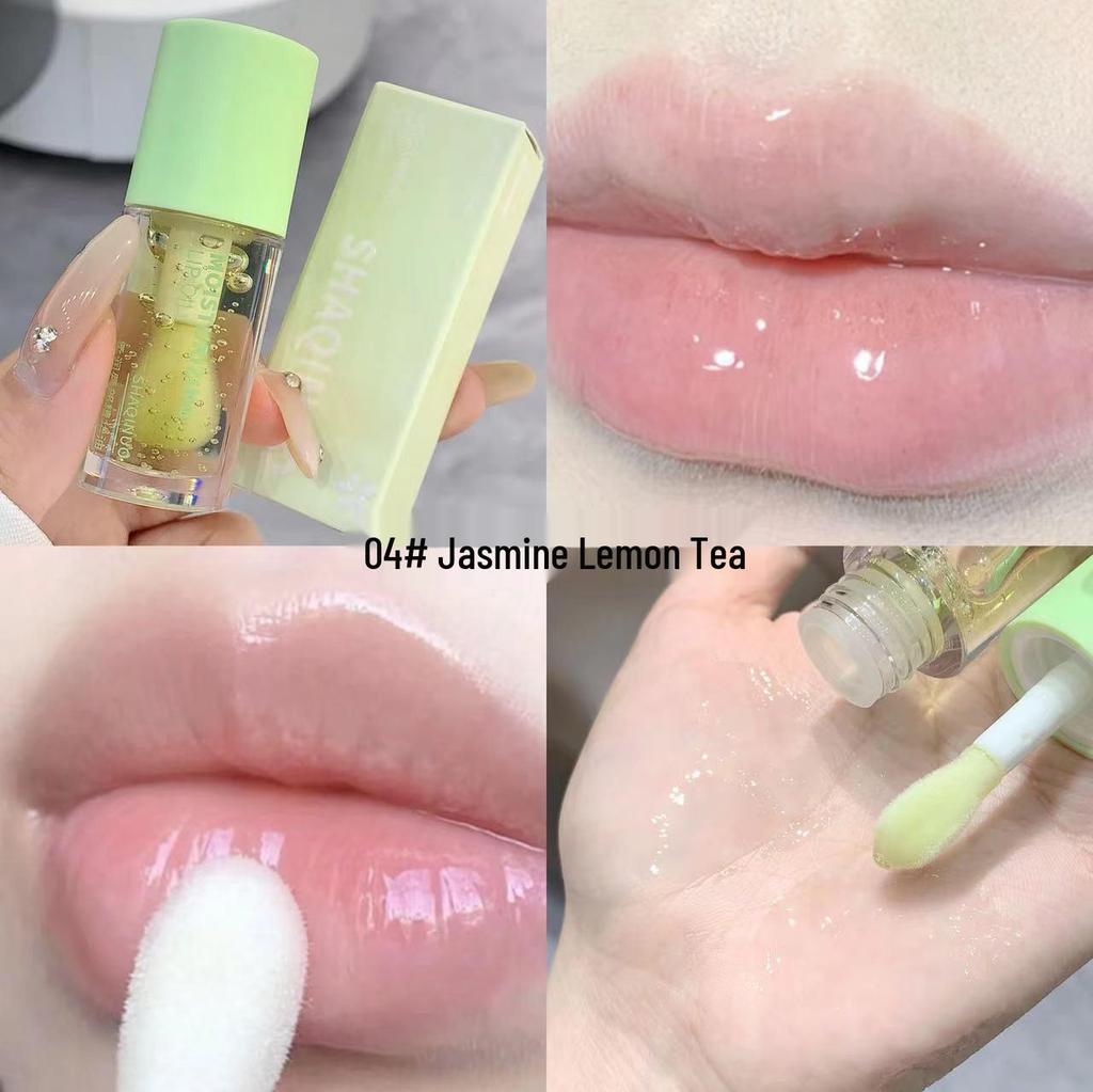 SHQINUO Lip Essence Oil: Softening, Moisturizing Lip Gloss & Primer for Plump Lips.