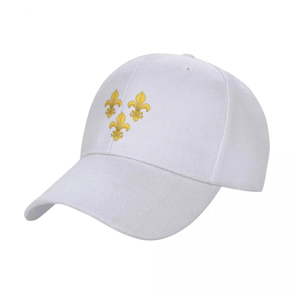Fleur de Lis Baseball Cap Snap Back Hat luxury woman cap Custom Mens Womens