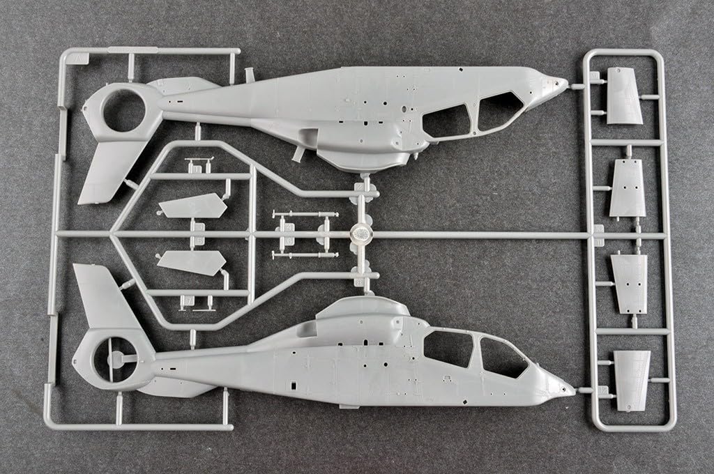 Trumpeter Scale Chinese Liberation Army Helicopter Plastic Model Kit Molded in Color 1/48 People's Z-19 Attack/Reconnaissance 05819,