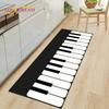 Tappeto stampato in 3D serie tastiera di pianoforte, tappeto grande, tappeti per soggiorno camera da letto, tappeti per cucina Tappetini antiscivolo